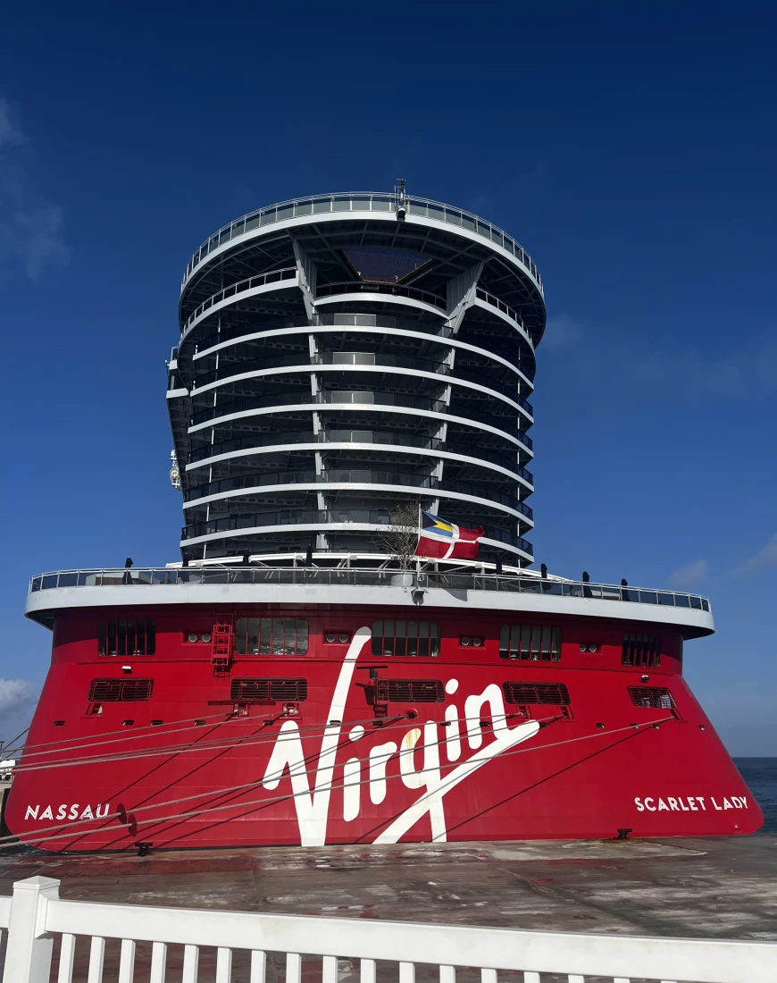 Virgin Voyage ship view