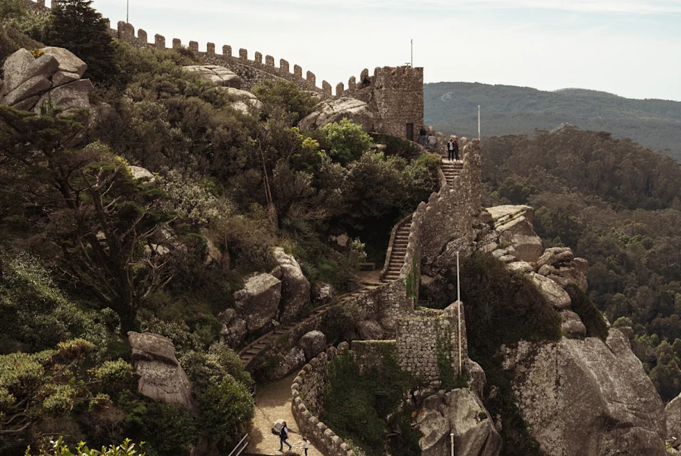 Moorish Castle is a medieval castle in Sintra, Portugal.