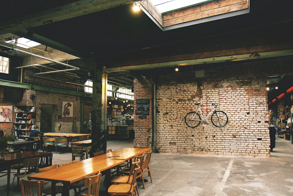 A hip taverna in Prague.