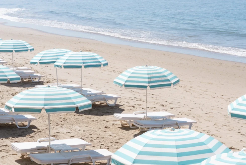 Umbrellas on the beach