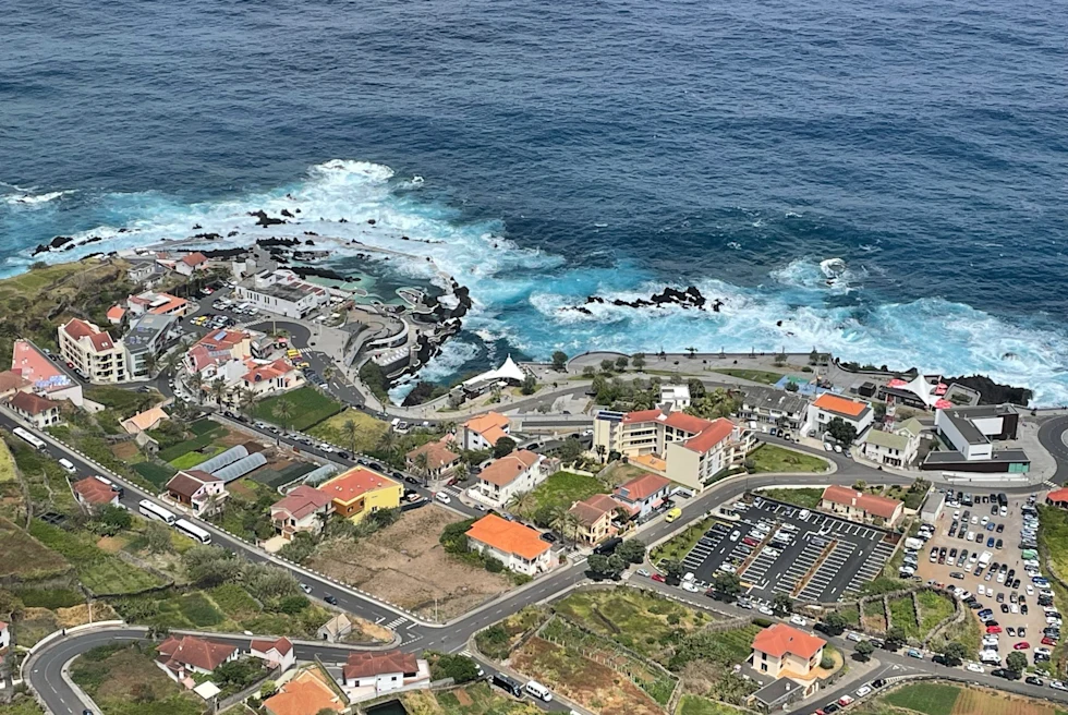Aerial view of Madeira.