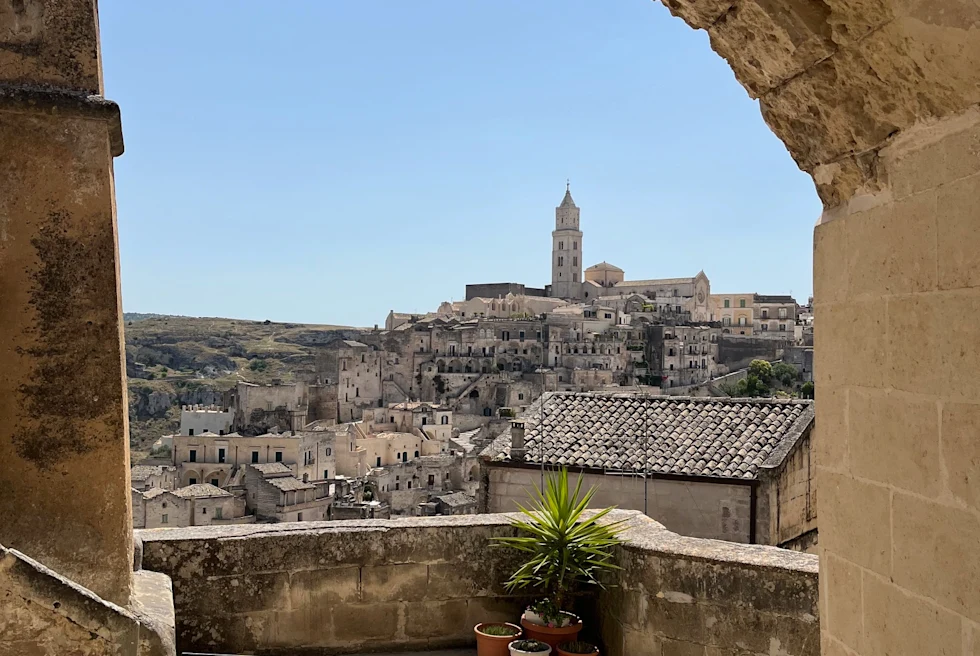 Baccanti is the cave restaurant in Matera.