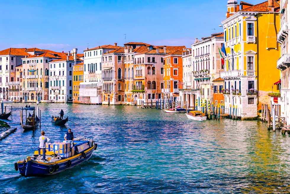 A cityscape of Venice
