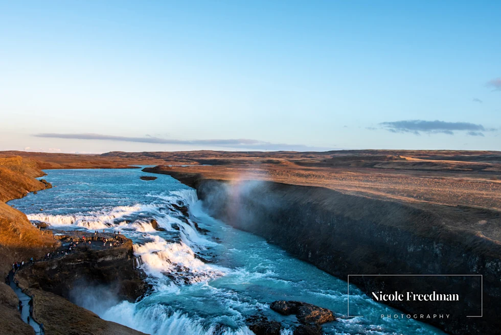 Gullfoss falls in Iceland