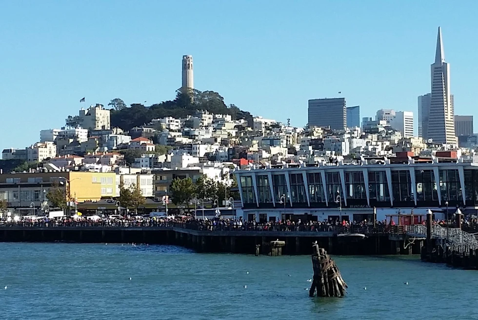 busy restaurant on the water