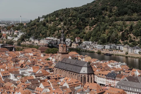 Beautiful Heidelberg city