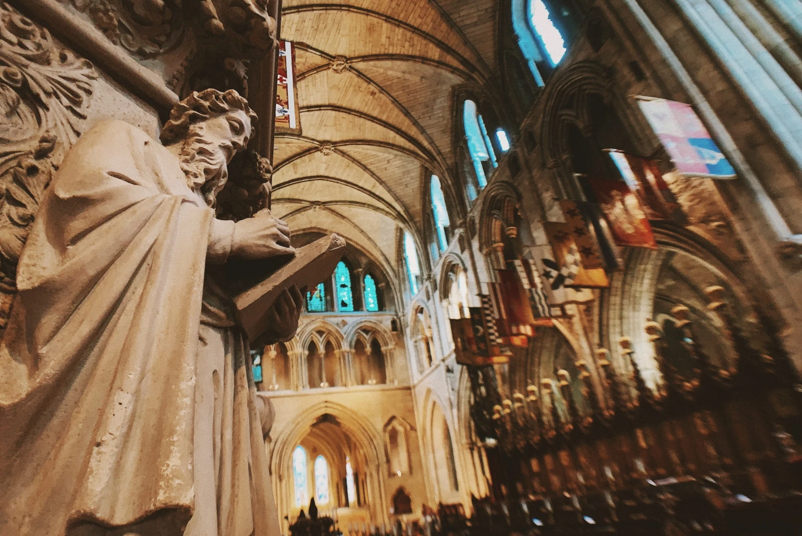 Saint Patrick's Cathedral in Ireland stands as a majestic testament to history and faith.