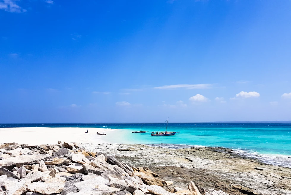 Beach in Mozambique, South Africa