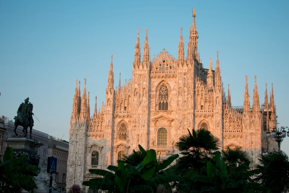 Milan Duomo at sunrise. 