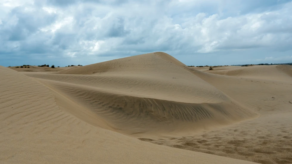 Sand dunes in Malindi. 