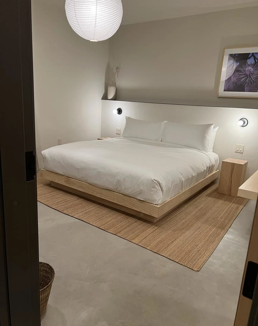bedroom with comfortable bed