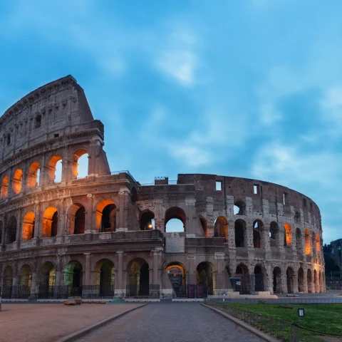 Rome colosseum view