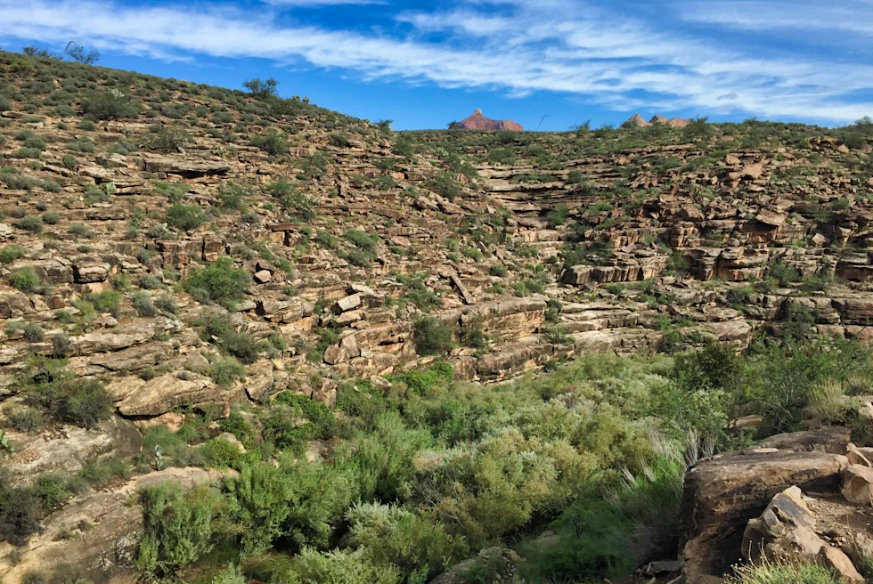 Rocky mountains in Tuscon Arizona.