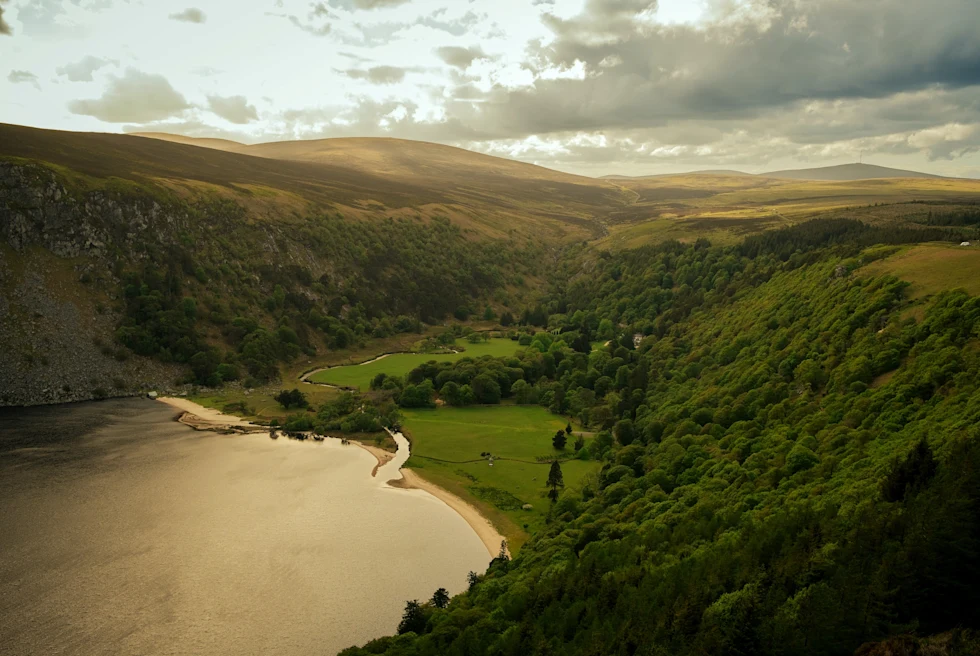 Wicklow Mountain in Ireland.