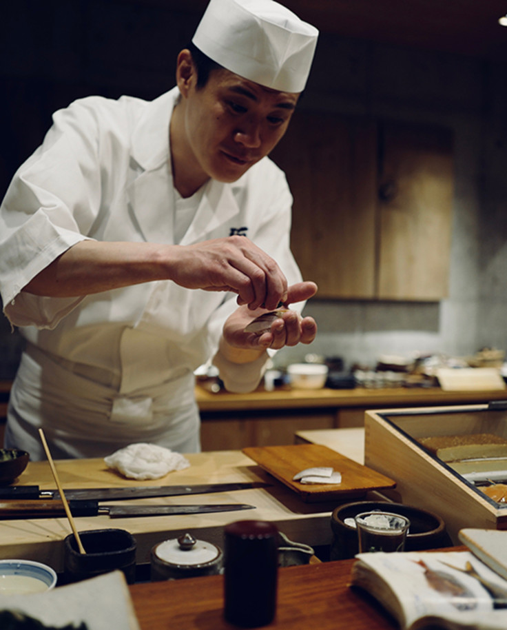 sushi chef in Japan