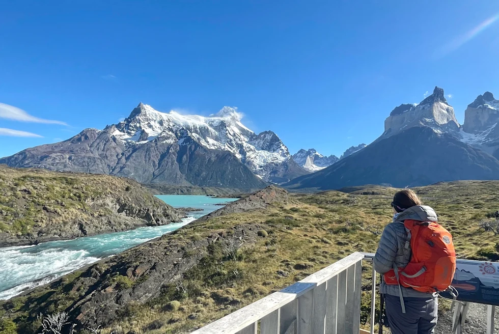 A blue glacier in Chilean Patagonia.