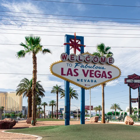 Las Vegas sign. 