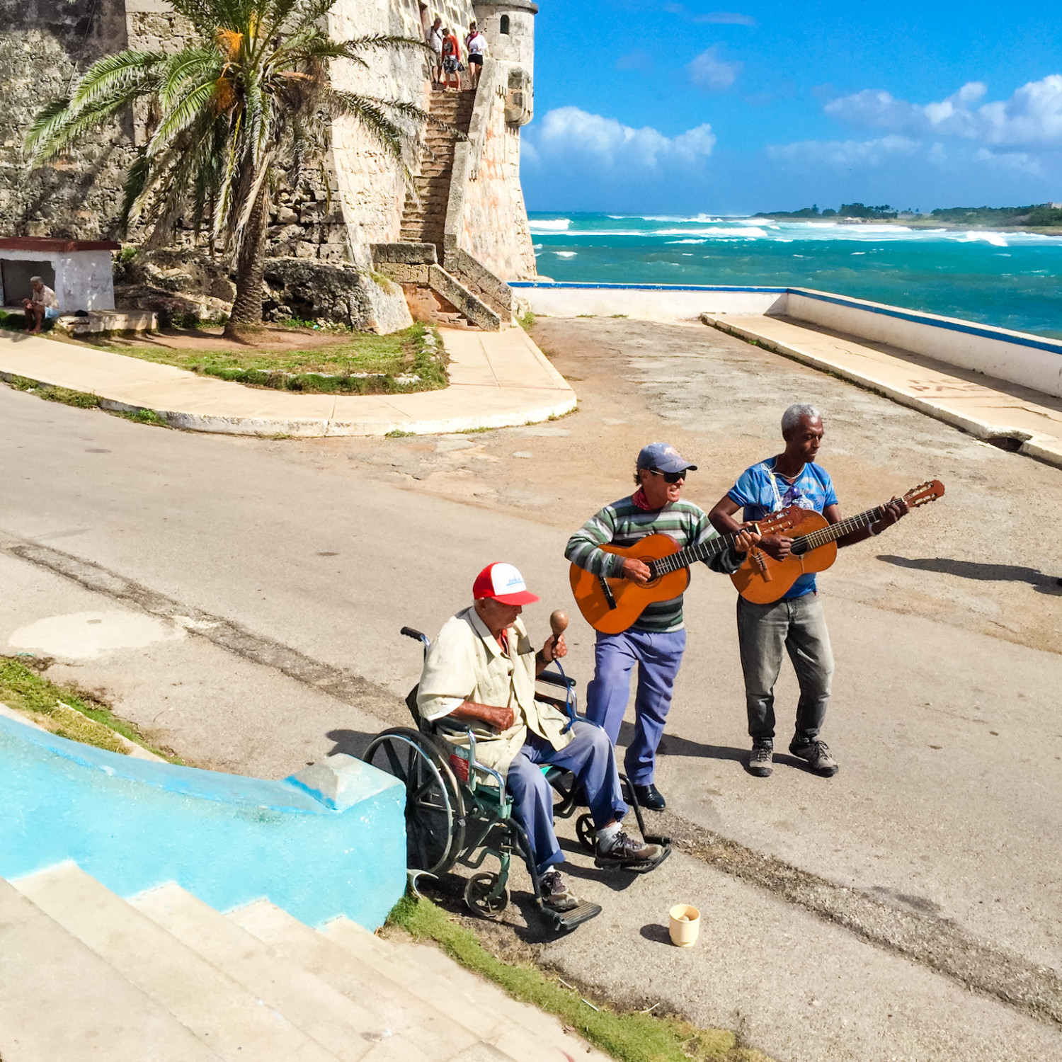 Beach site in Cuba