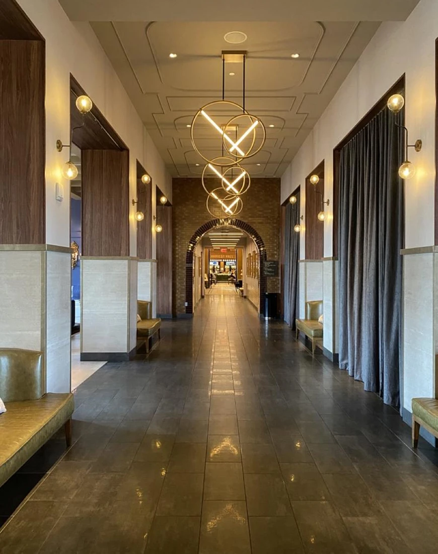 Elegant and spacious lobby