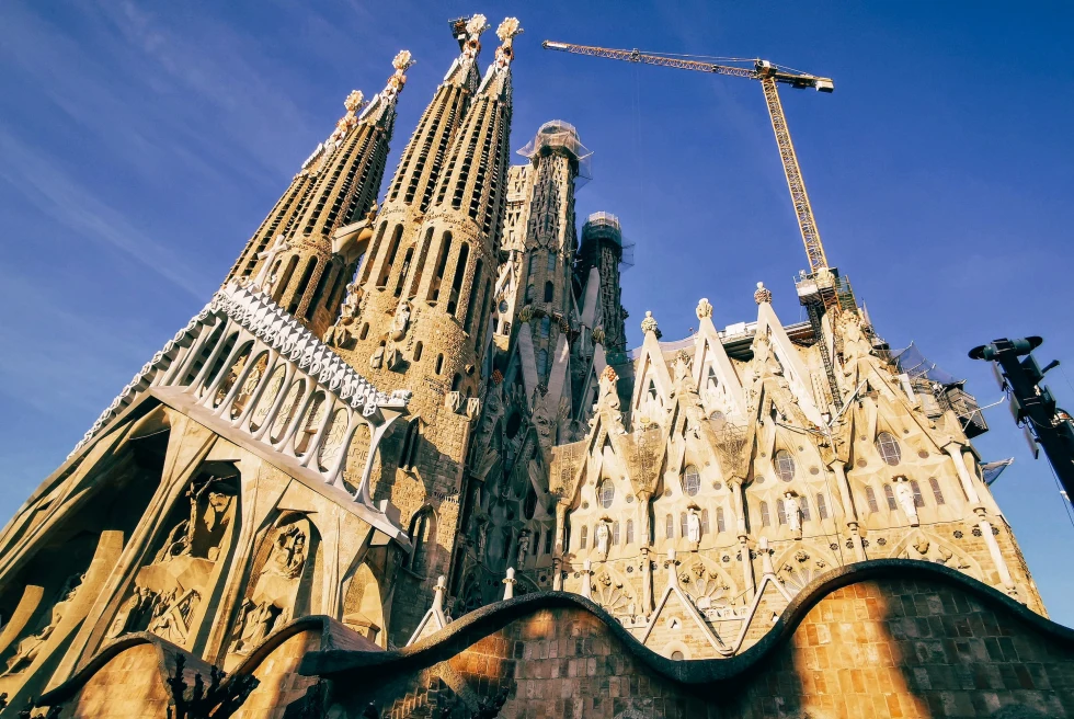 Sagrada Familia cathedral in Spain.