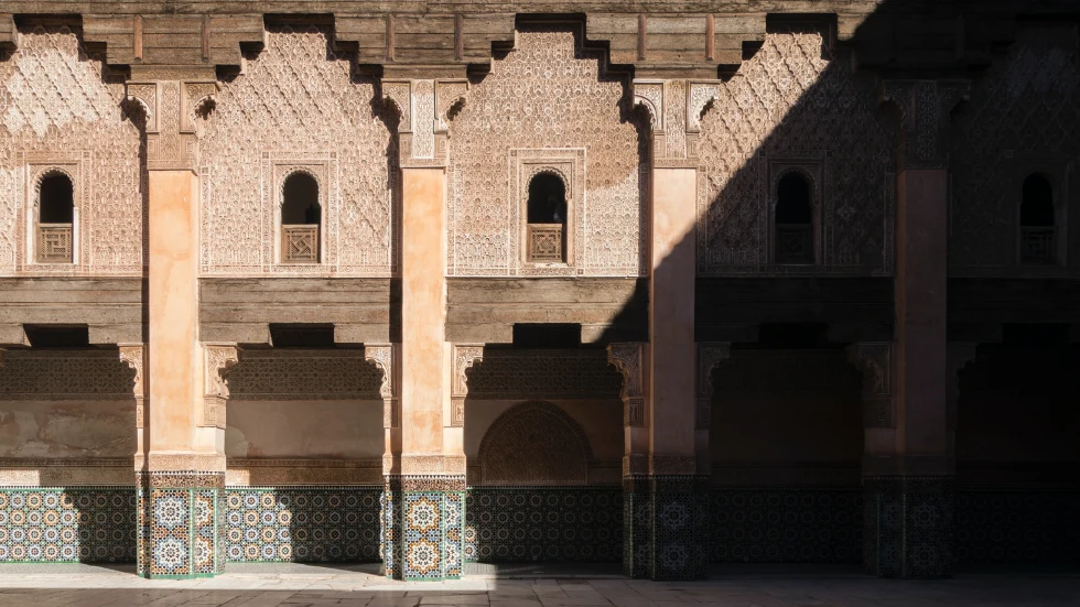 The architecture of Marrakech, Morroco. 