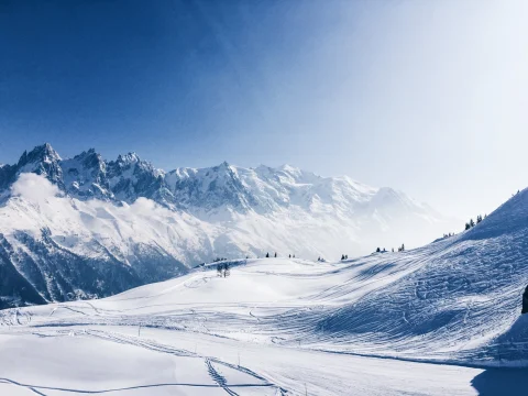 Mountains in Chamonix, France