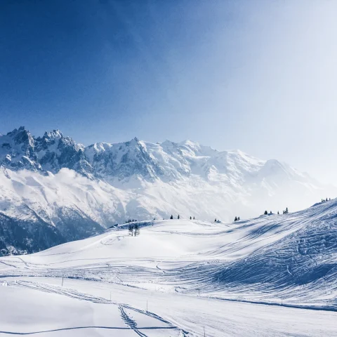 Mountains in Chamonix, France