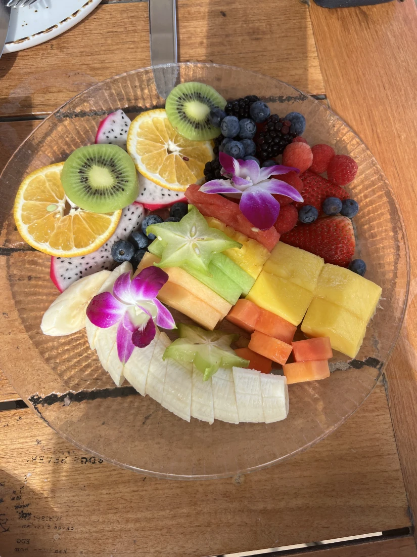 Fruits in plate