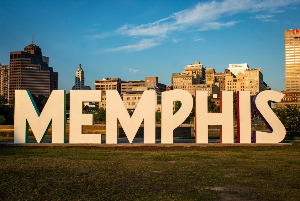 A sign board saying Memphis