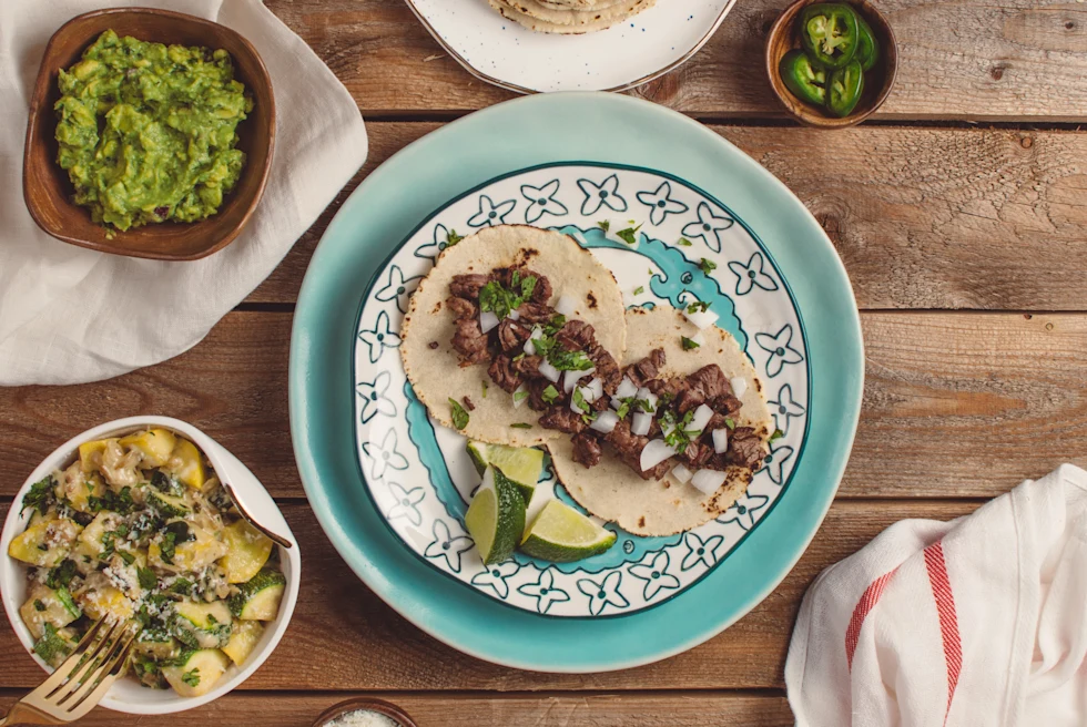 Food serving on the table.