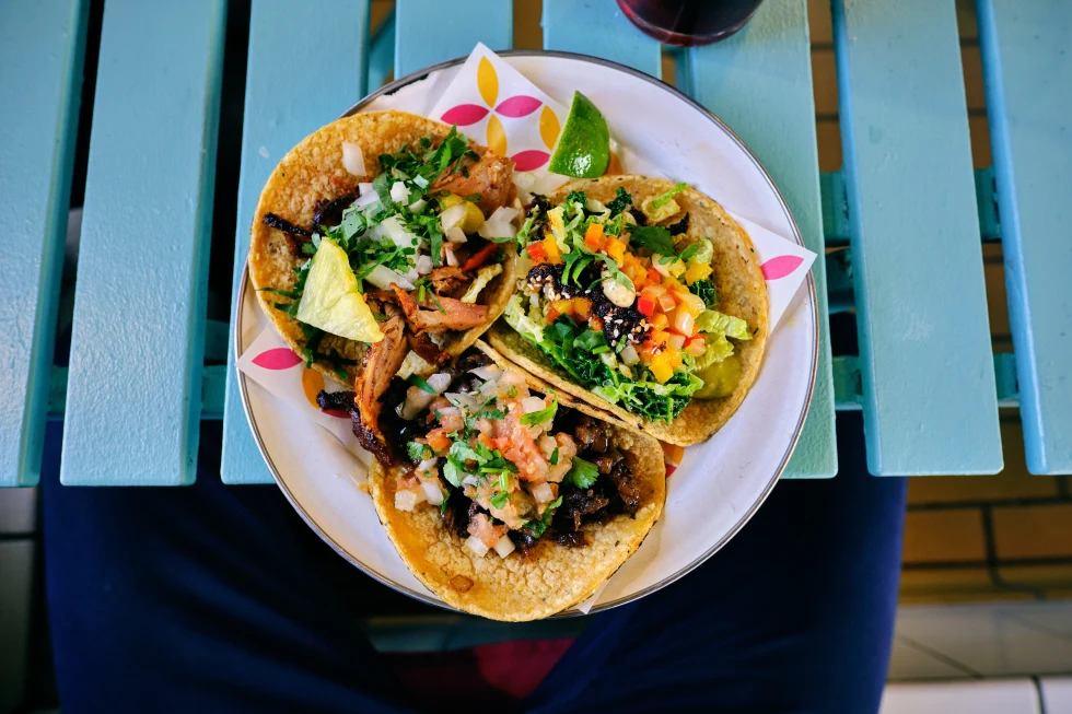 Tacos dinner in Los Cabos. 