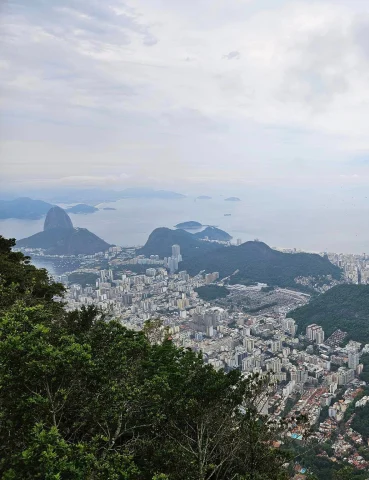 View of Rio de Janeiro from Christ the Redeemer.