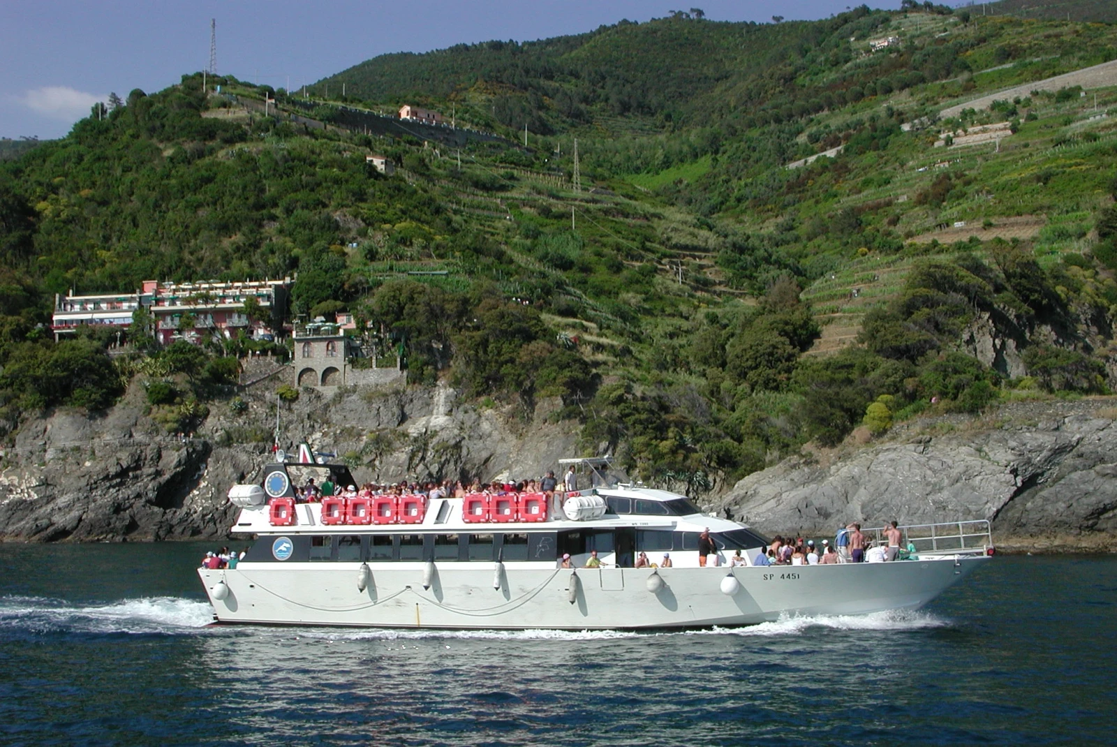 Consorzio Marittimo Turistico is the only official ferry line in the Cinque Terre.