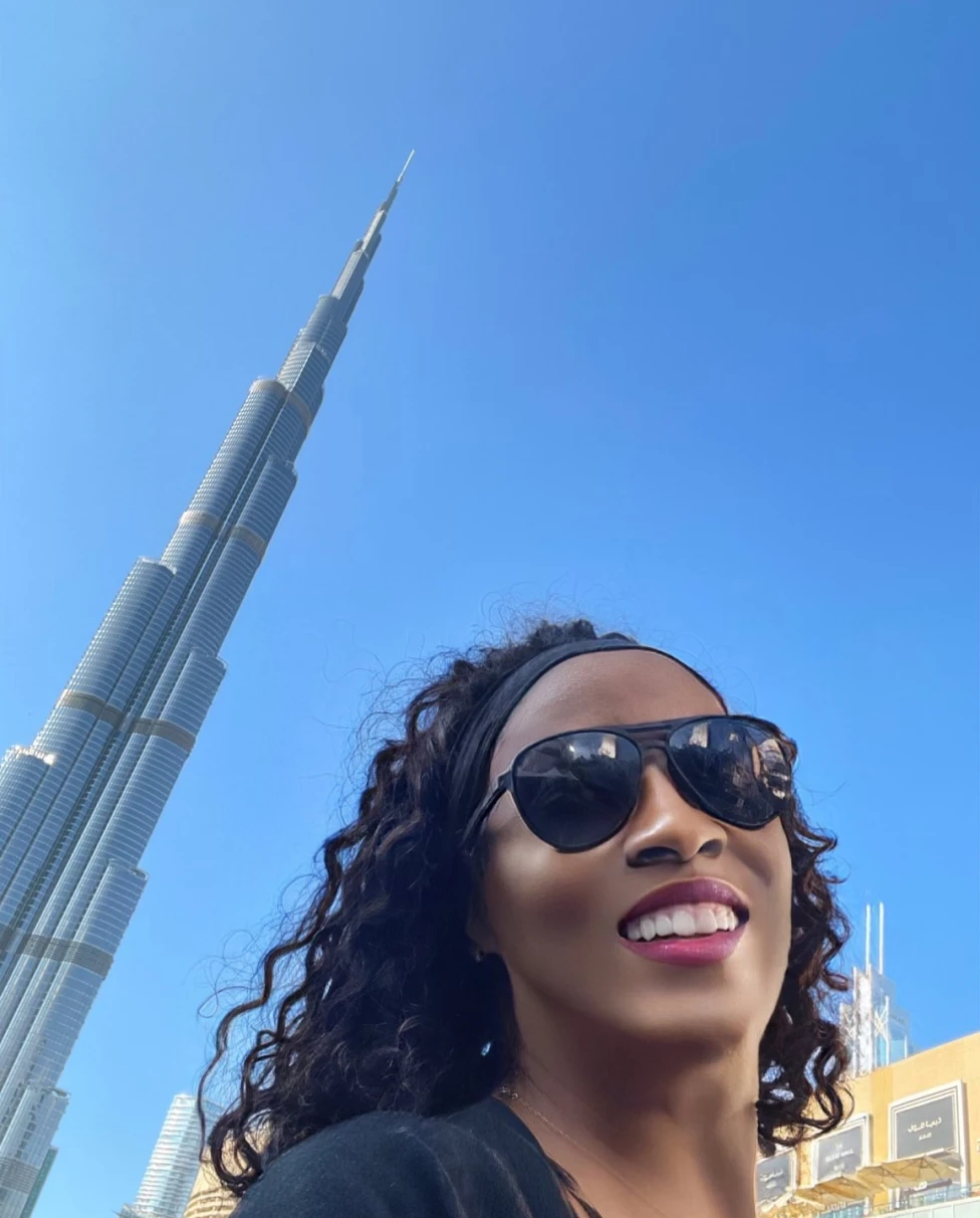 Selfie with Burj Khalifa