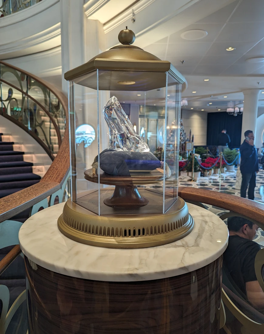 cinderella shoe display