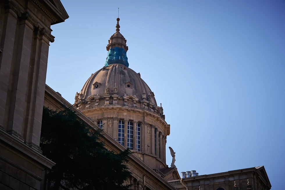 low-angle view of a dome
