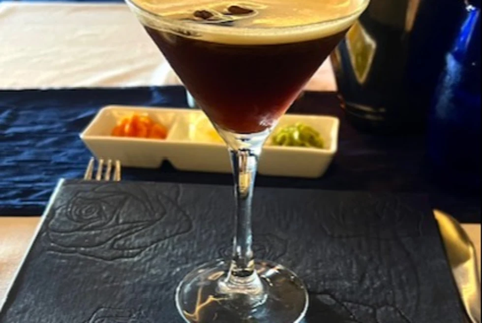 Food table on the cruise.