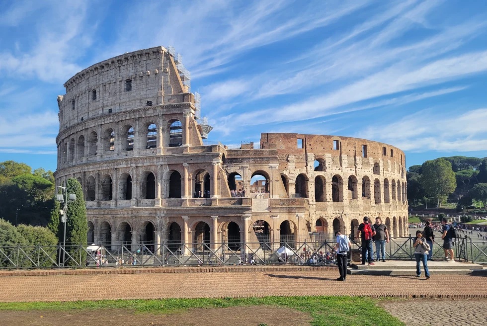 The Colosseum is one of the attractions in Rome.