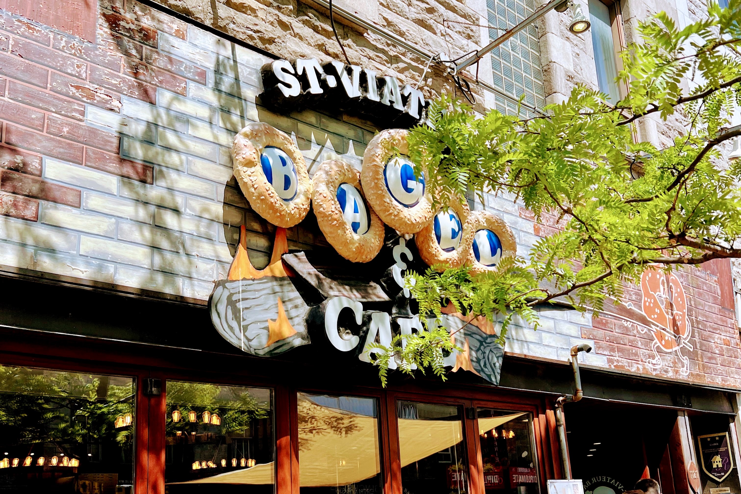 A bagels Cafe in Montreal.