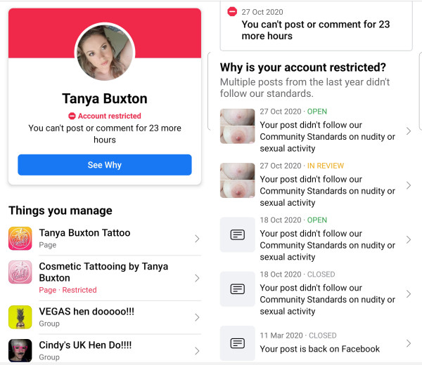 Tanya Facebook response