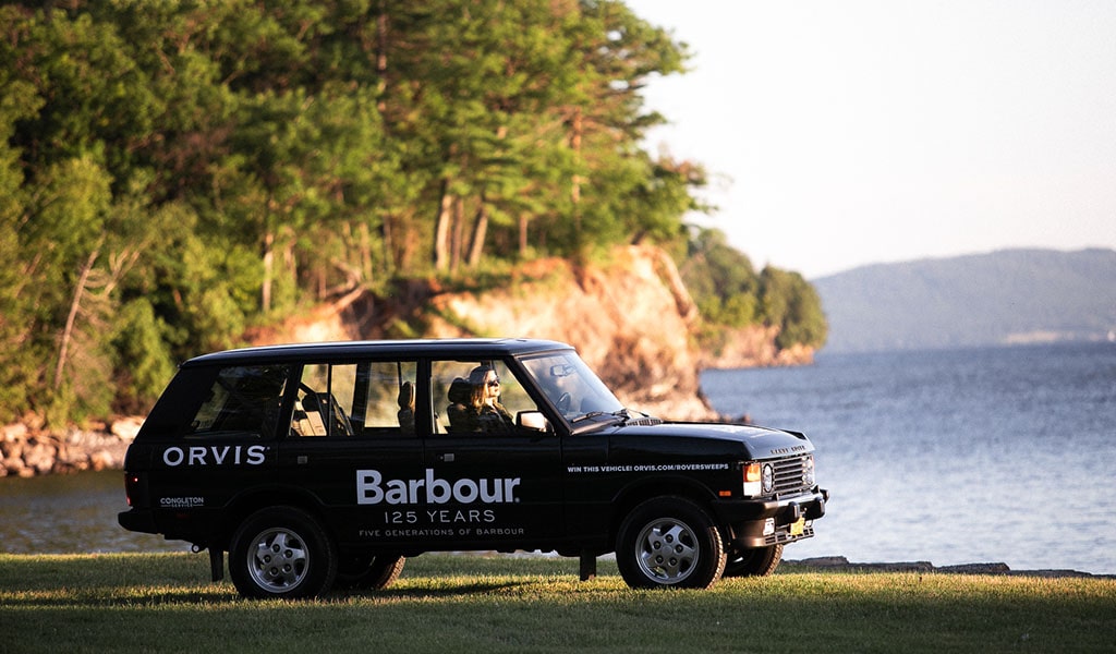 Barbour deals range rover