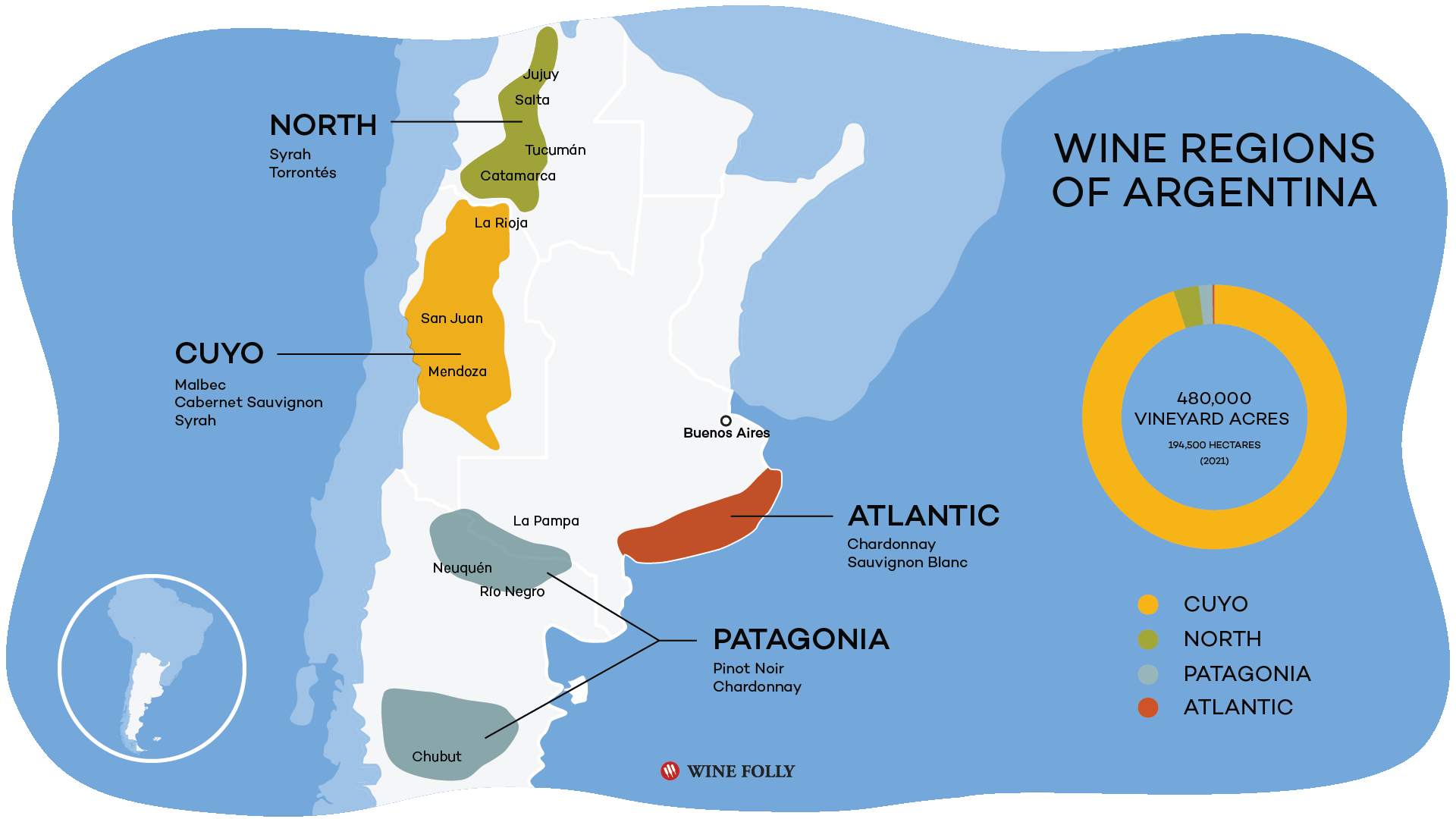 Argentina Wine Regions  Argentina Region Guide