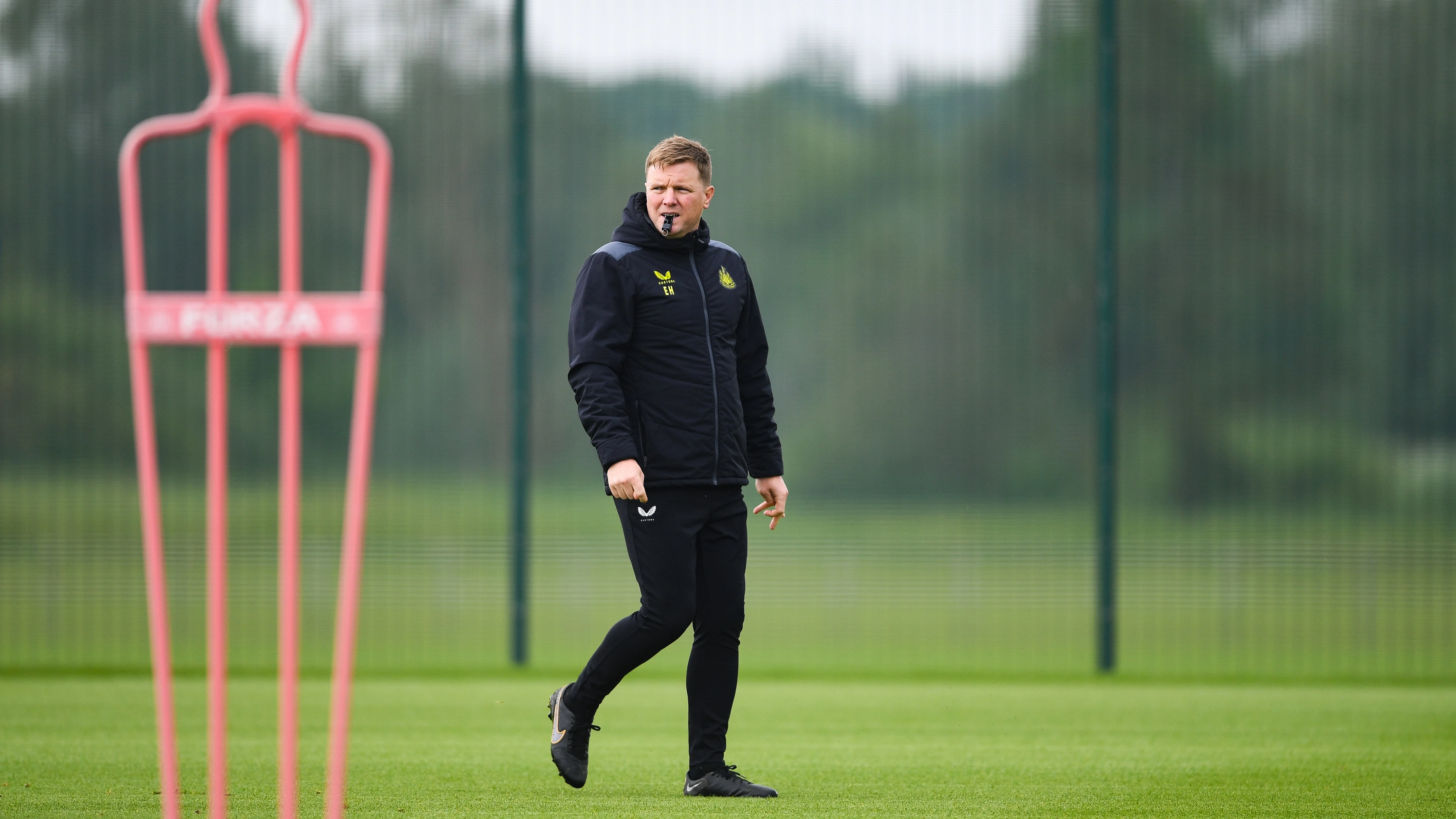 Eddie Howe training