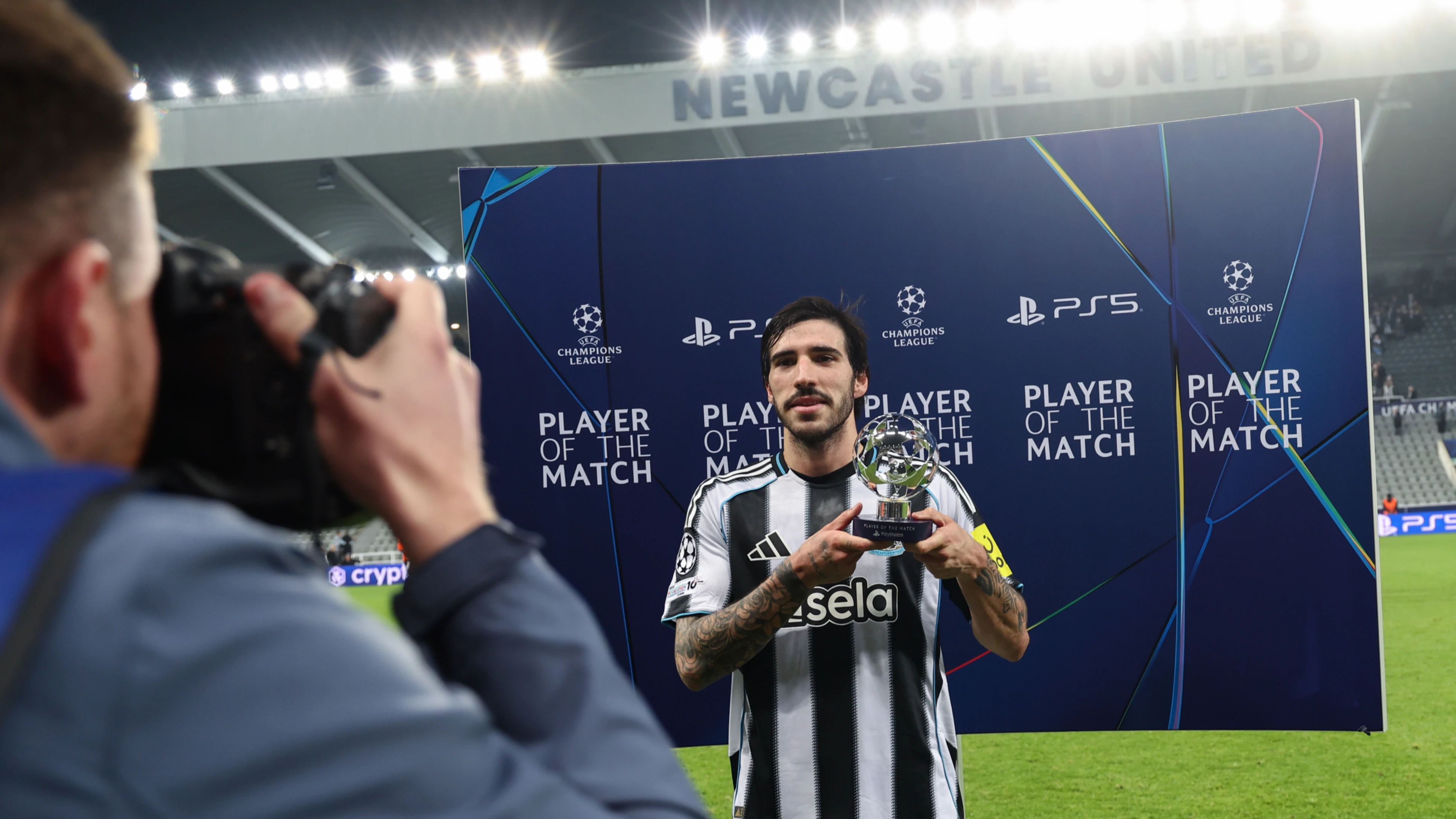 Sandro Tonali wins Player of the Match