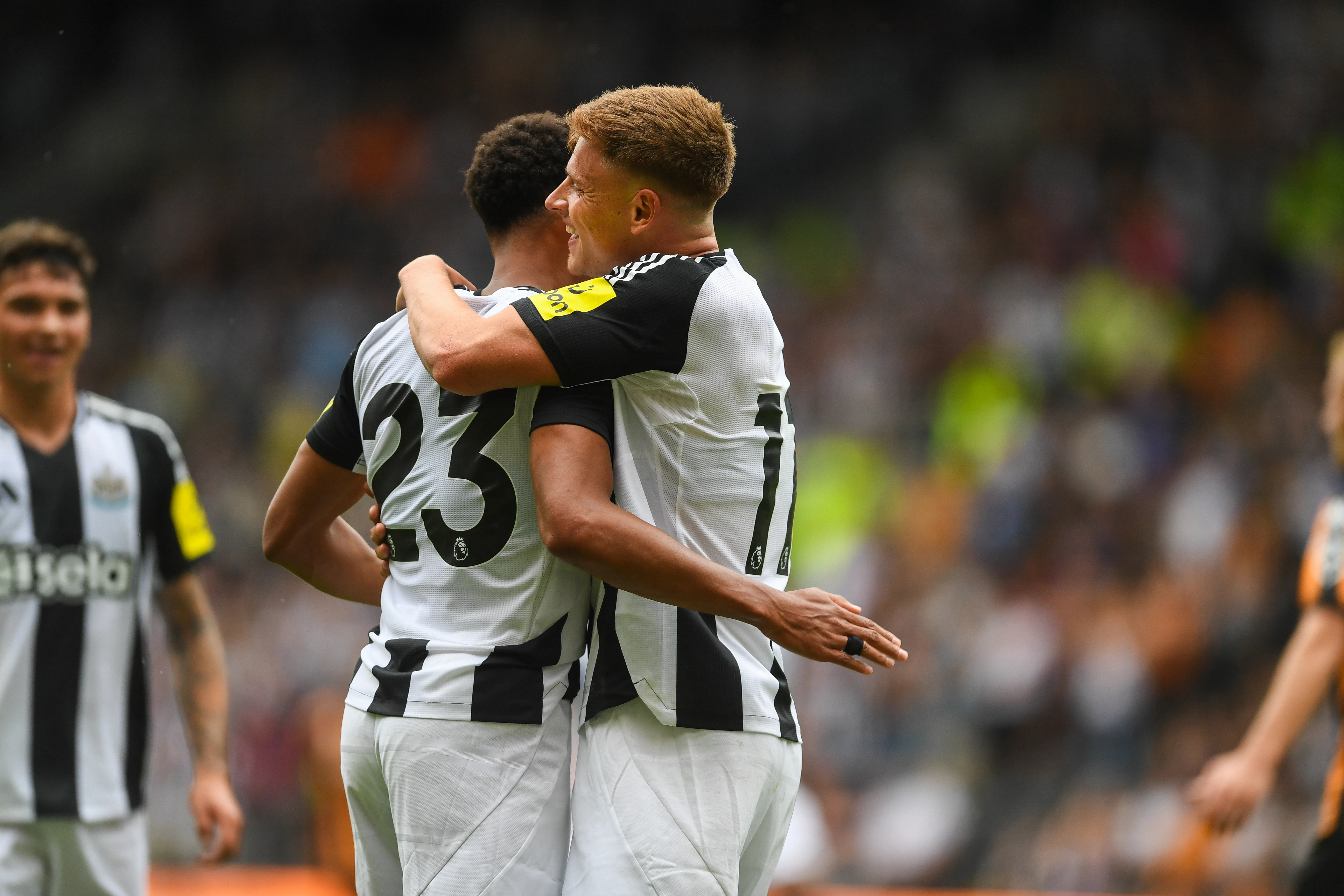 Harvey Barnes and Jacob Murphy