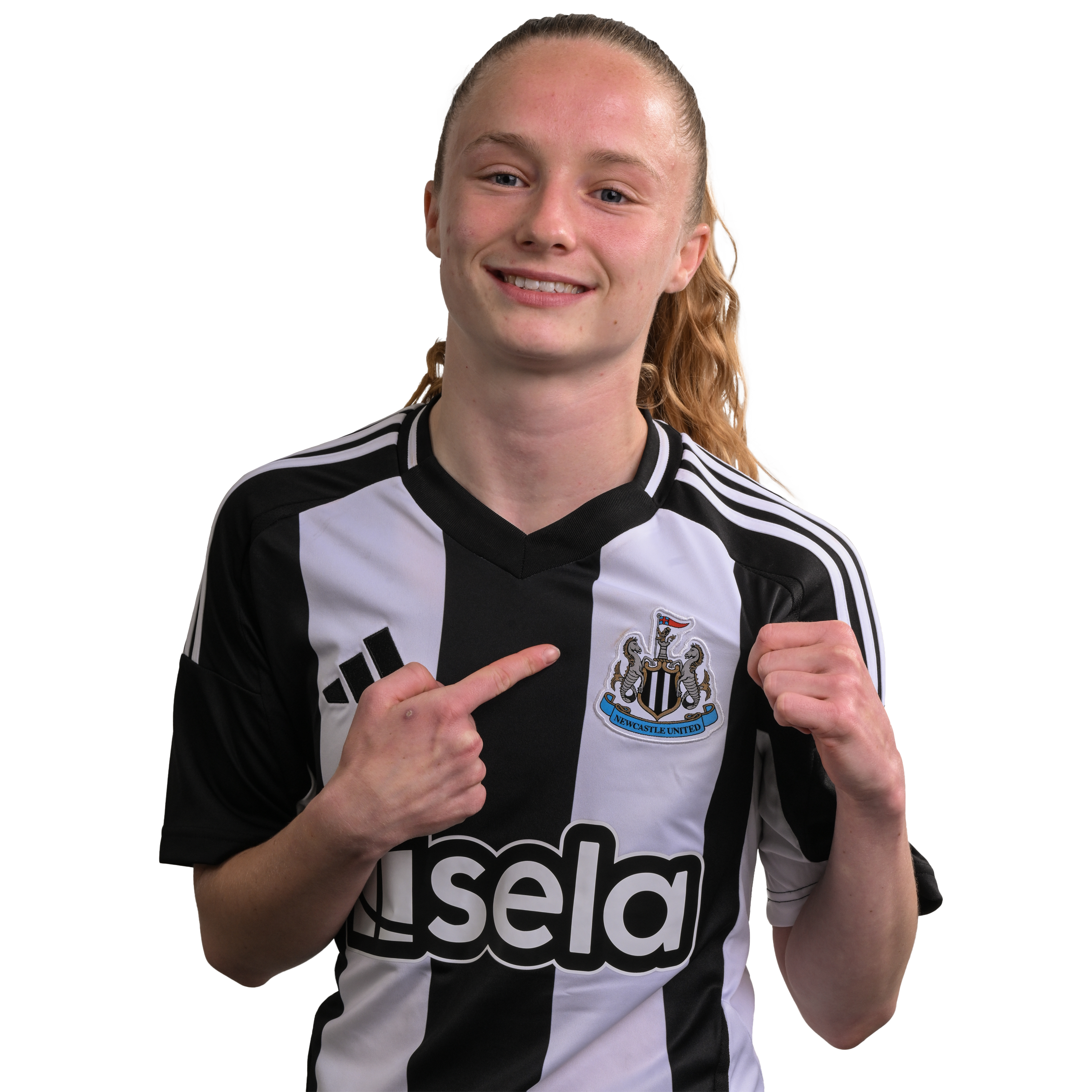 Katie Barker player profile celebration image