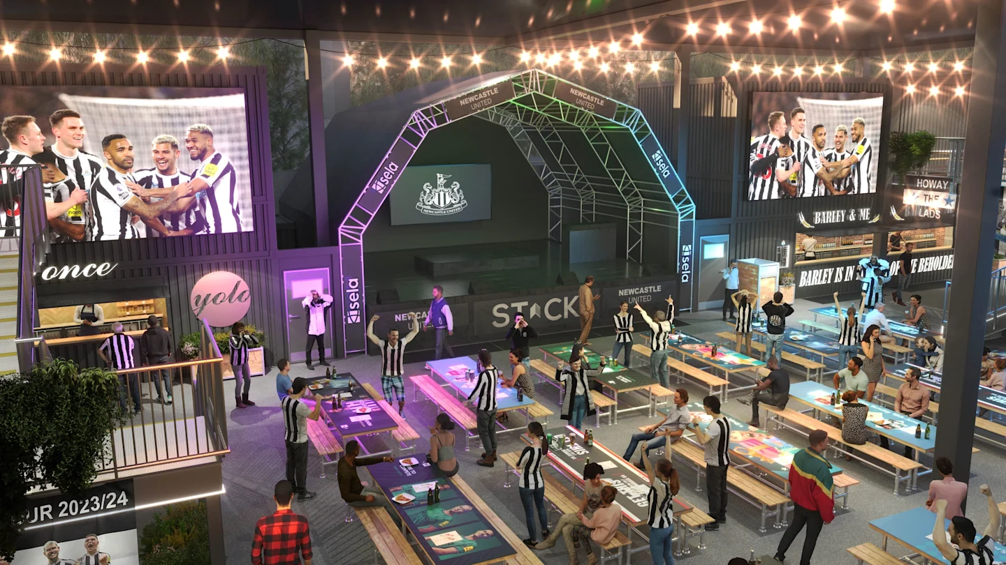 St James Stack Introducing 'St. James' STACK, powered by Sela' - Newcastle United