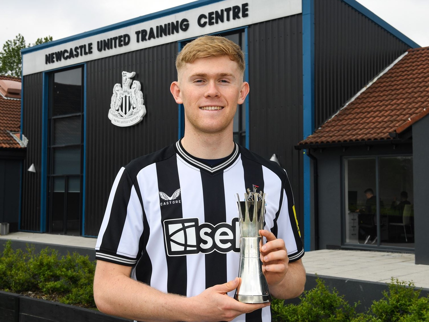 Lewis Hall named Sela Player of the Month for May Newcastle United