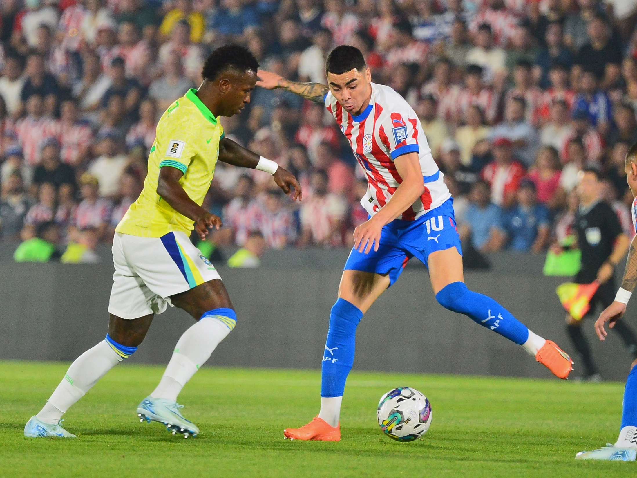 Miguel Almirón (Paraguay v Brazil)