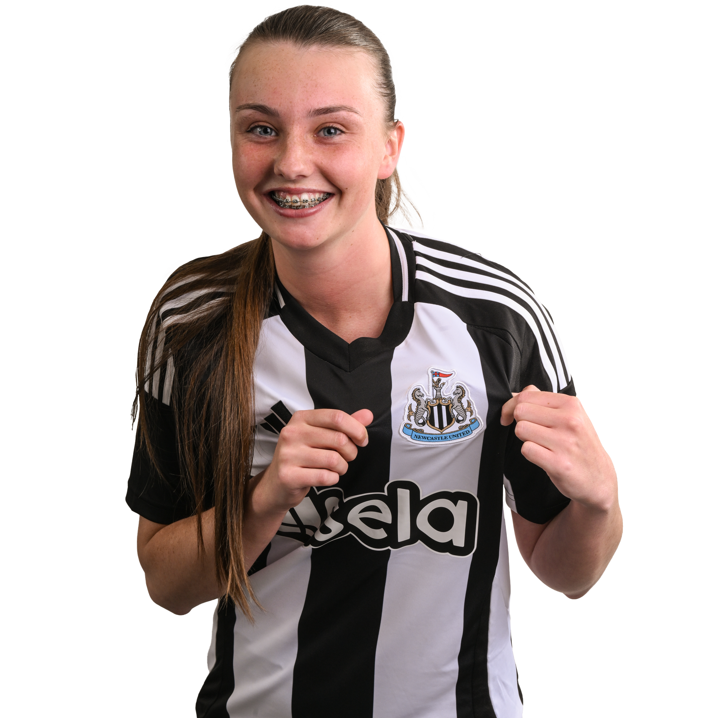 Becky Ferguson player profile celebration image